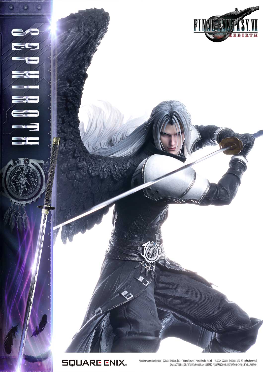 [*RETAIL ONLY PRE-ORDER] Square Enix Masterline Final Fantasy VII Rebirth 1/4 Scale - Sephiroth