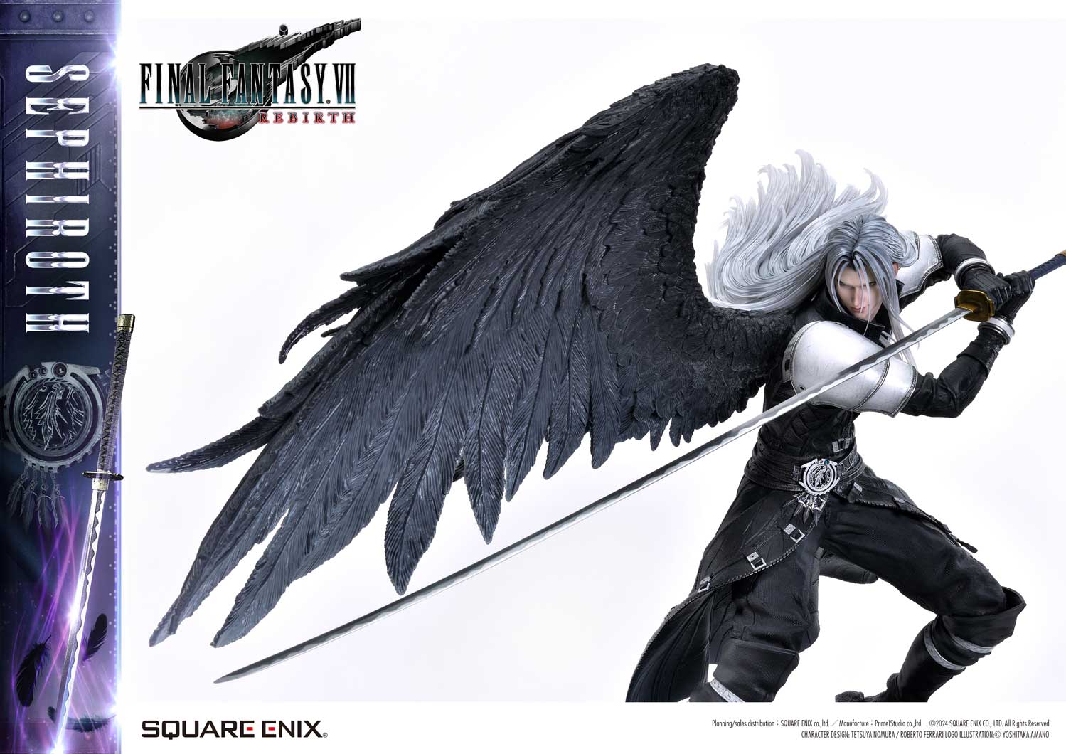 [*RETAIL ONLY PRE-ORDER] Square Enix Masterline Final Fantasy VII Rebirth 1/4 Scale - Sephiroth