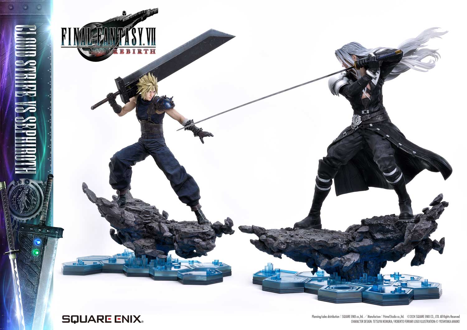 [*RETAIL ONLY PRE-ORDER] Square Enix Masterline Final Fantasy VII Rebirth 1/4 Scale - Cloud Strife Vs Sephiroth