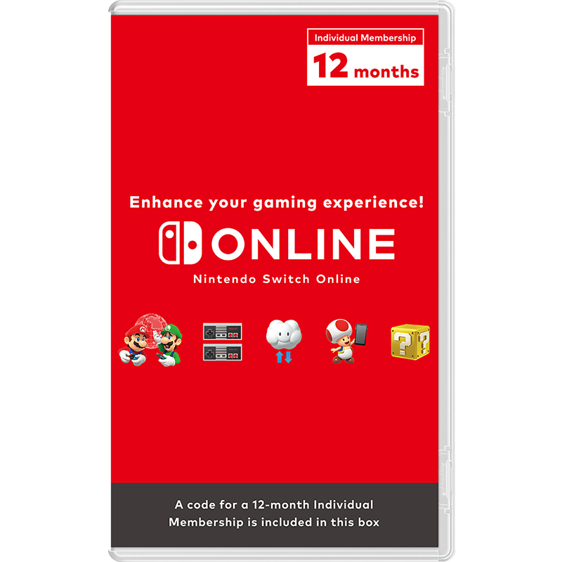 Nintendo Switch Online 12 Month Individual Membership [Code in box]