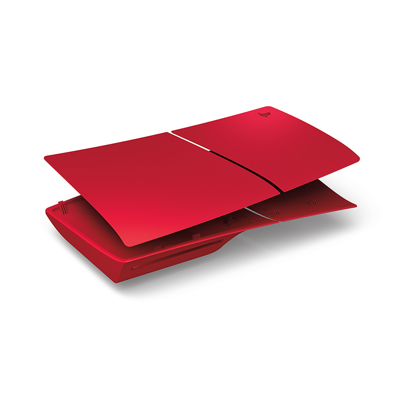 PS5 Slim Disc Console Cover (Volcanic Red)