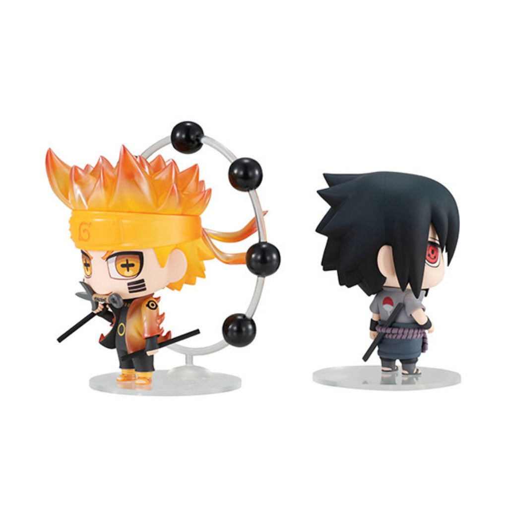 Chimi Mega Buddy Series Naruto Shippuden - Naruto Uzumaki & Sasuke Uchiha Great Ninja War Set