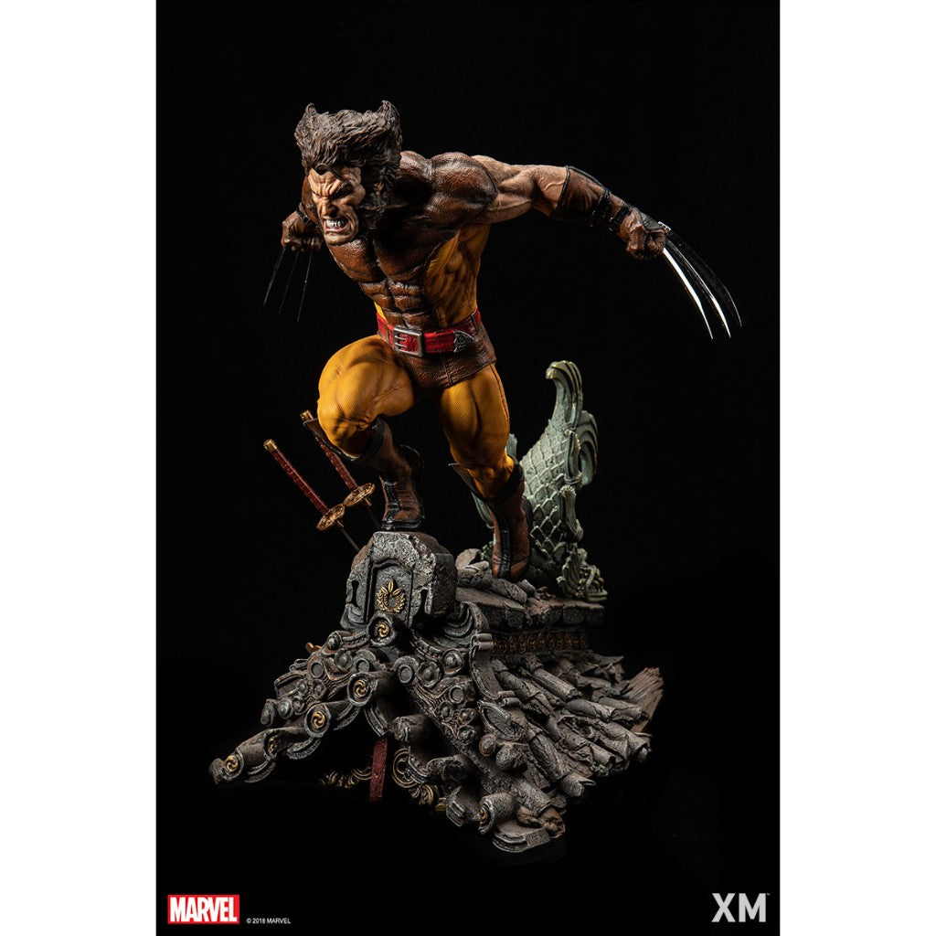 Premium Collectibles Series Statue - Wolverine (Brown Costume)