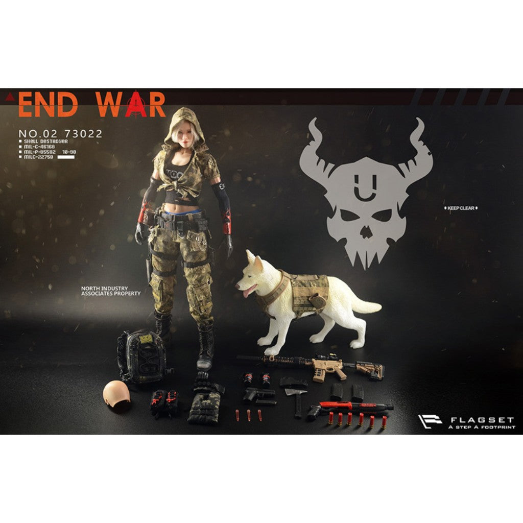 FS-73022 - Doomsday War Series - End War Death Squad "U" Umir & Dog Set