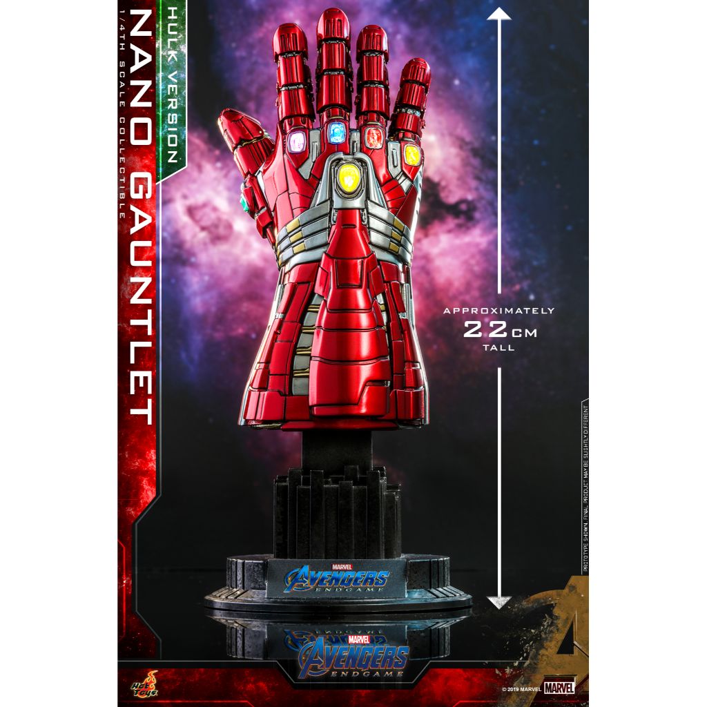 Hot Toys - ACS009 - Avengers Endgame - 1/4th scale Nano Gauntlet (Hulk Version)