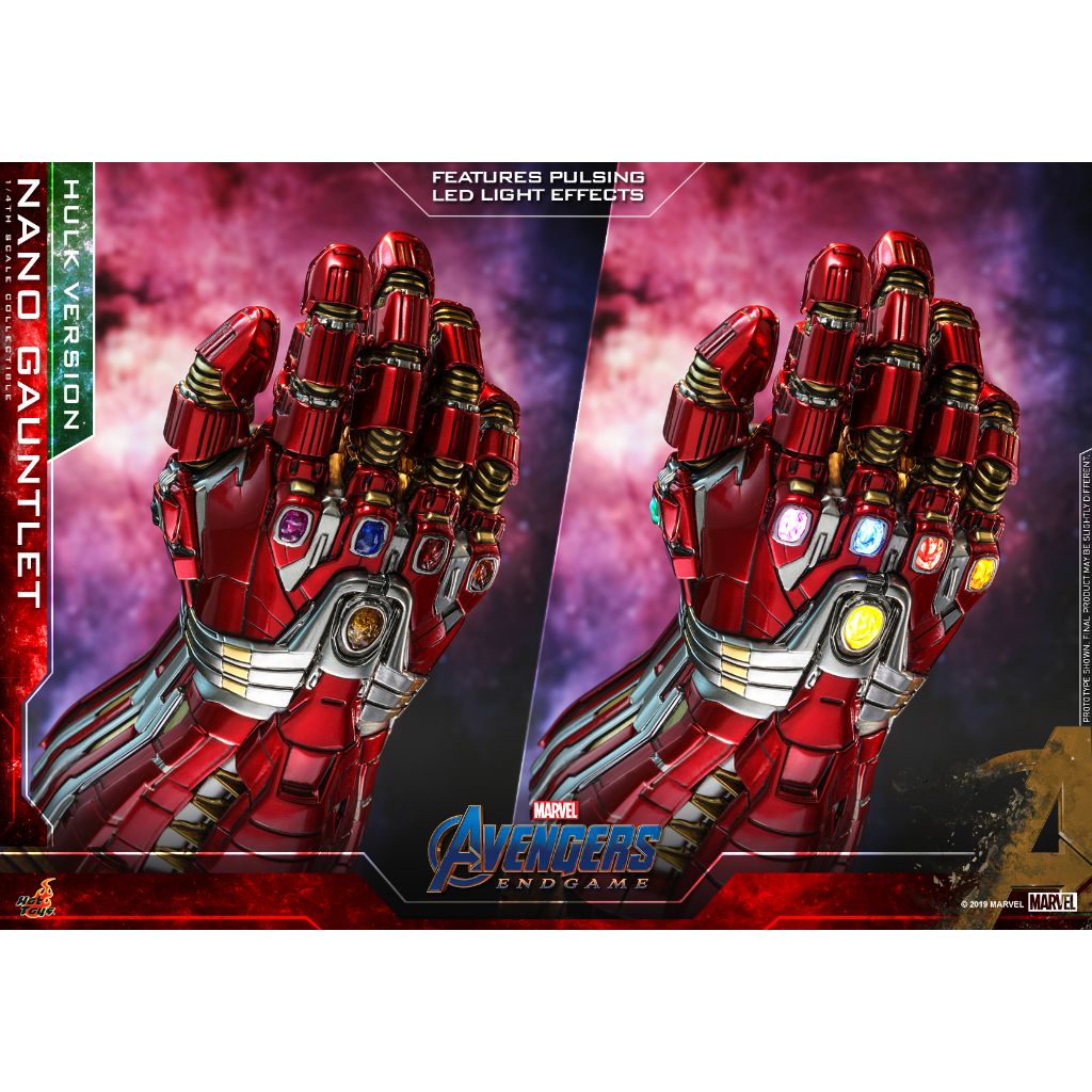 Hot Toys - ACS009 - Avengers Endgame - 1/4th scale Nano Gauntlet (Hulk Version)
