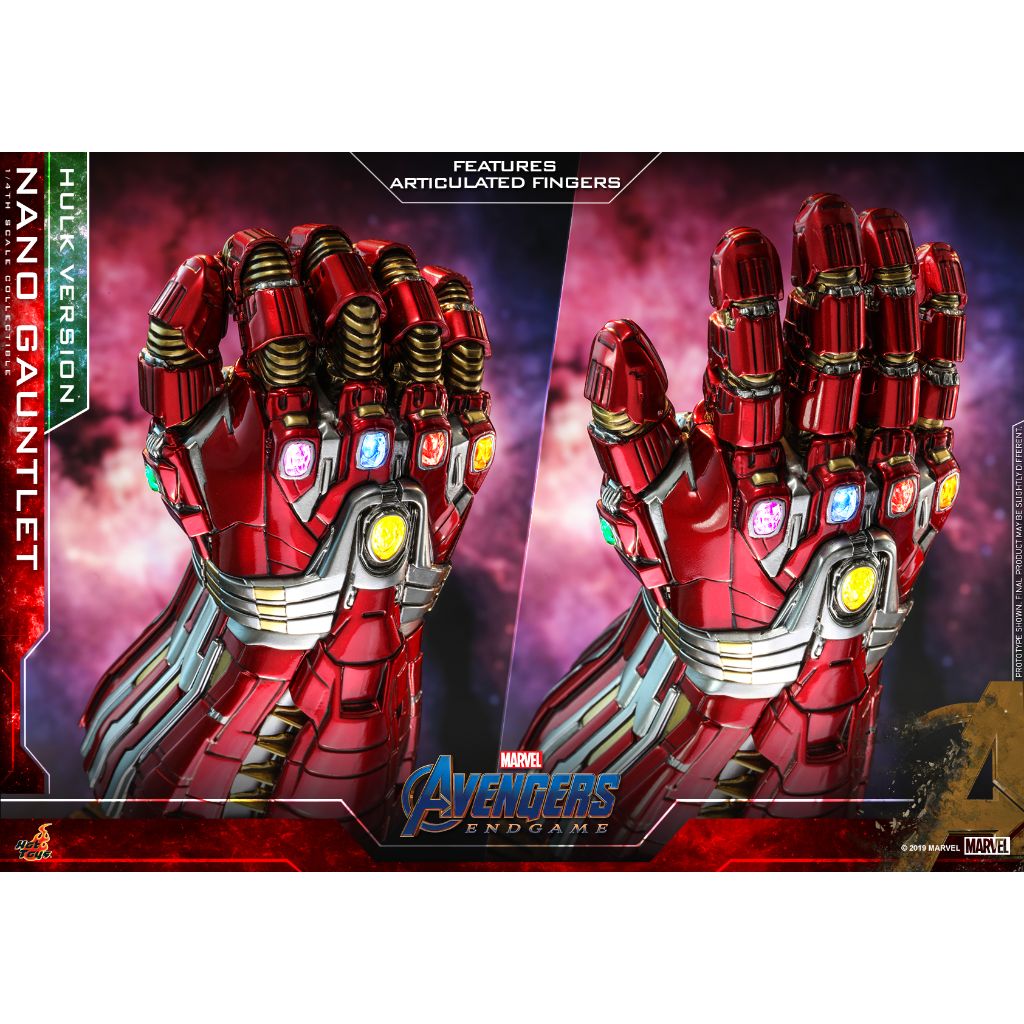 Hot Toys - ACS009 - Avengers Endgame - 1/4th scale Nano Gauntlet (Hulk Version)