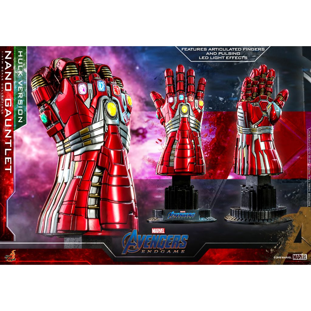 Hot Toys - ACS009 - Avengers Endgame - 1/4th scale Nano Gauntlet (Hulk Version)