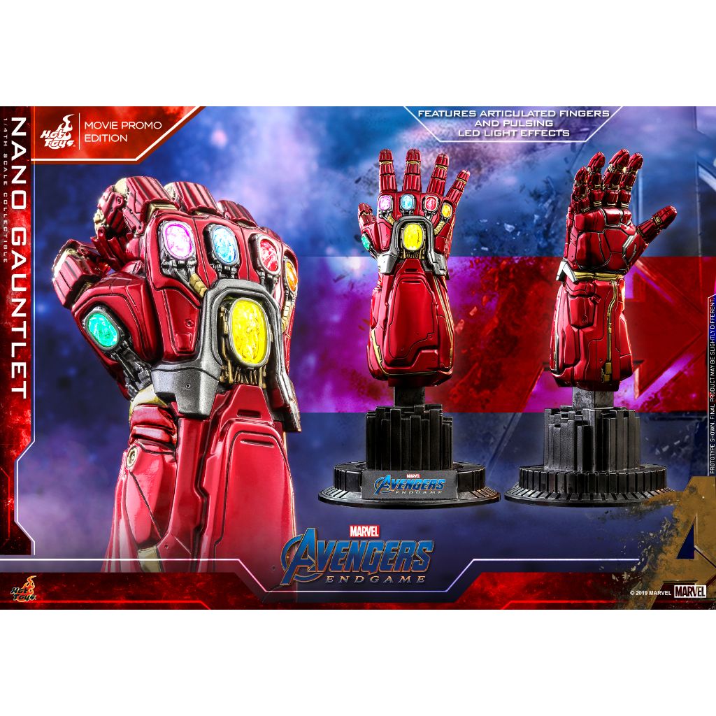 Hot Toys - ACS008 - Avengers Endgame - 1/4th scale Nano Gauntlet (Movie Promo Edition)
