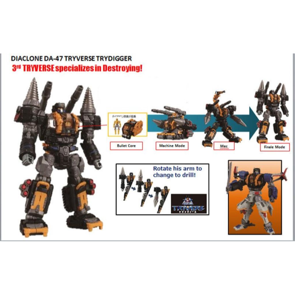 Diaclone DA-47 - Tryvers Trydigger