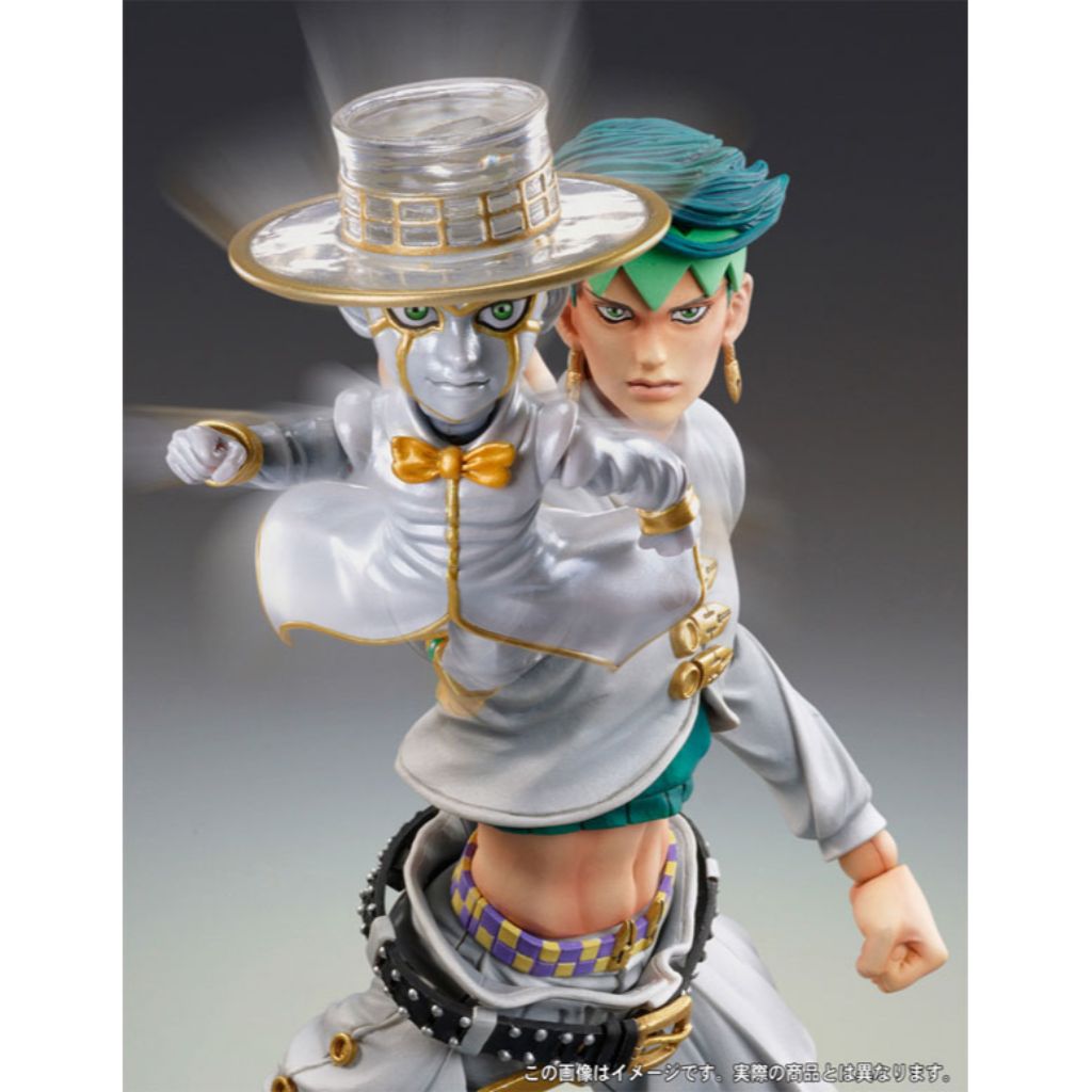 JoJo Super Action Statue - Rohan Kishibe & Heavens Door (Reissue)