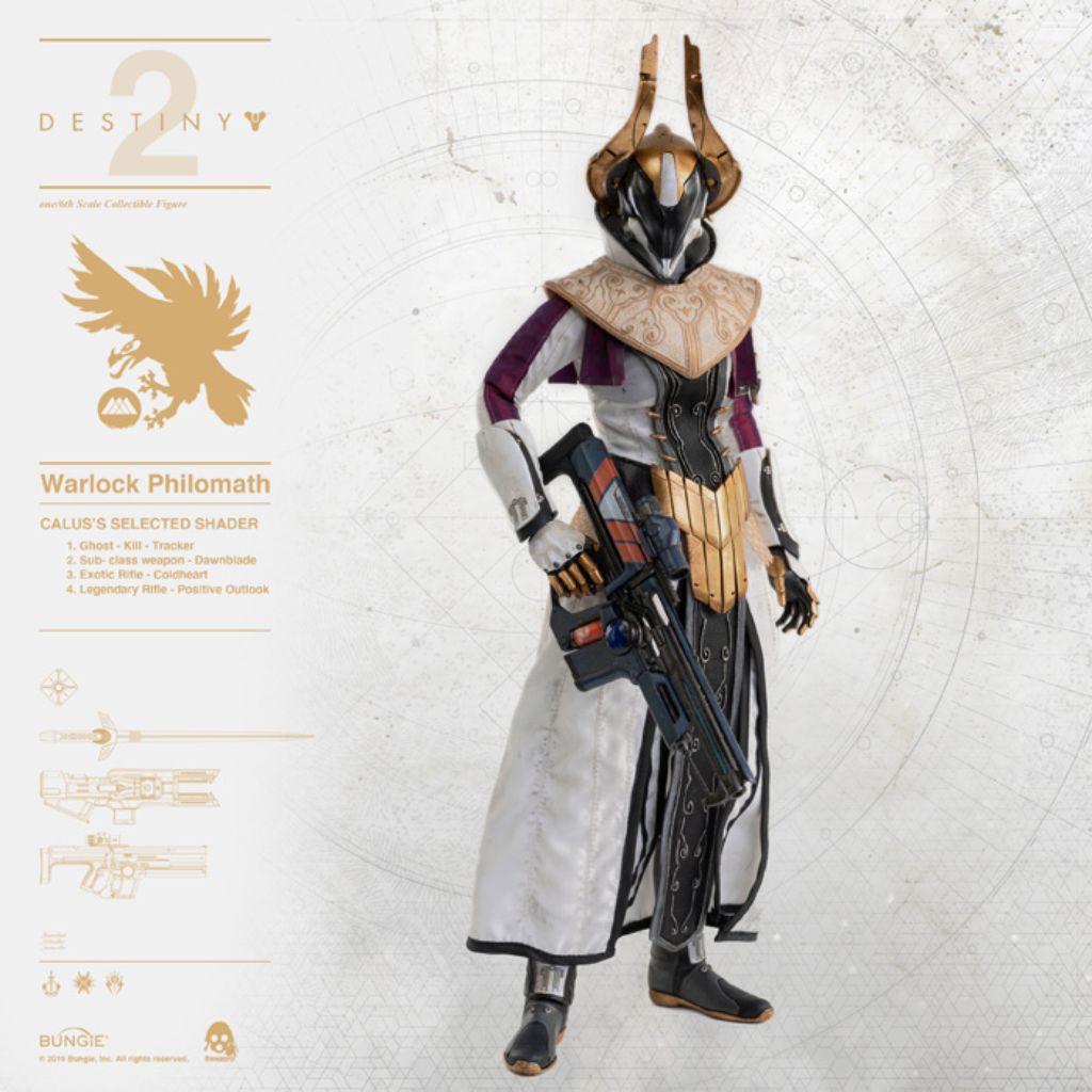 1/6th Scale Collectible Figure - Destiny 2 - Warlock Philomath (Calus's Selected Shader)
