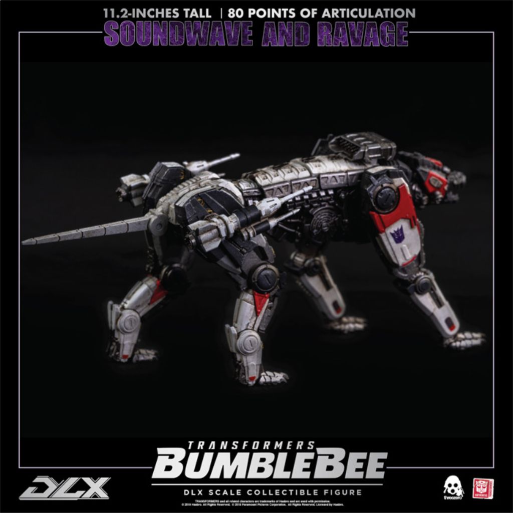 Deluxe Scale Collectible Series - Transformers: Bumblebee - Soundwave and Ravage