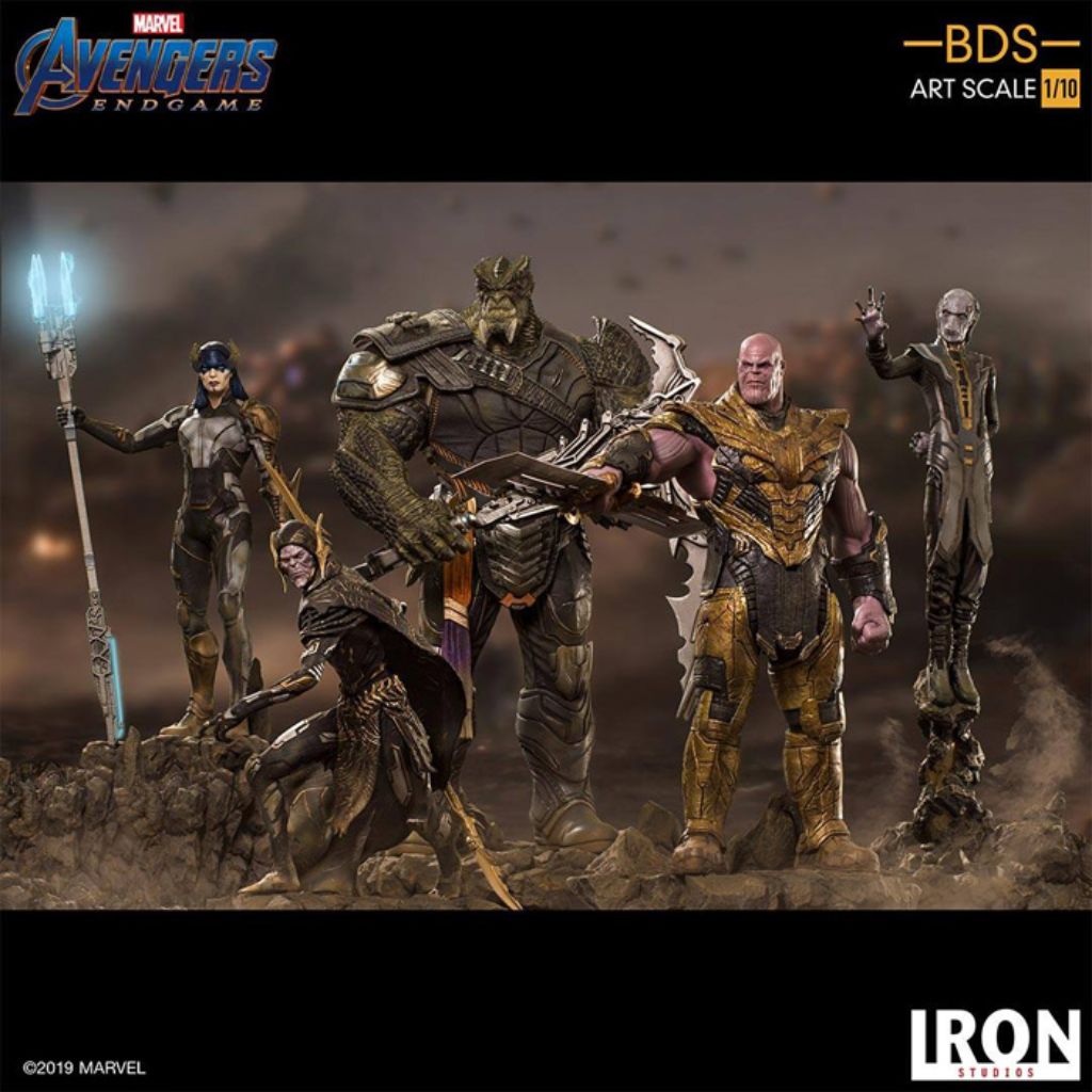 Avengers Endgame BDS Art Scale 1/10 - Black Order Cull Obsidian