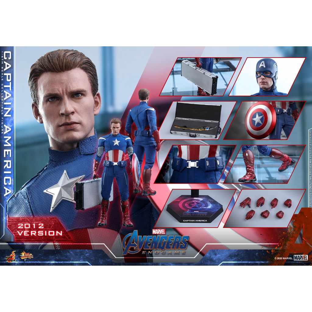MMS563 - Avengers Endgame - 1/6th scale Captain America (2012 Version)