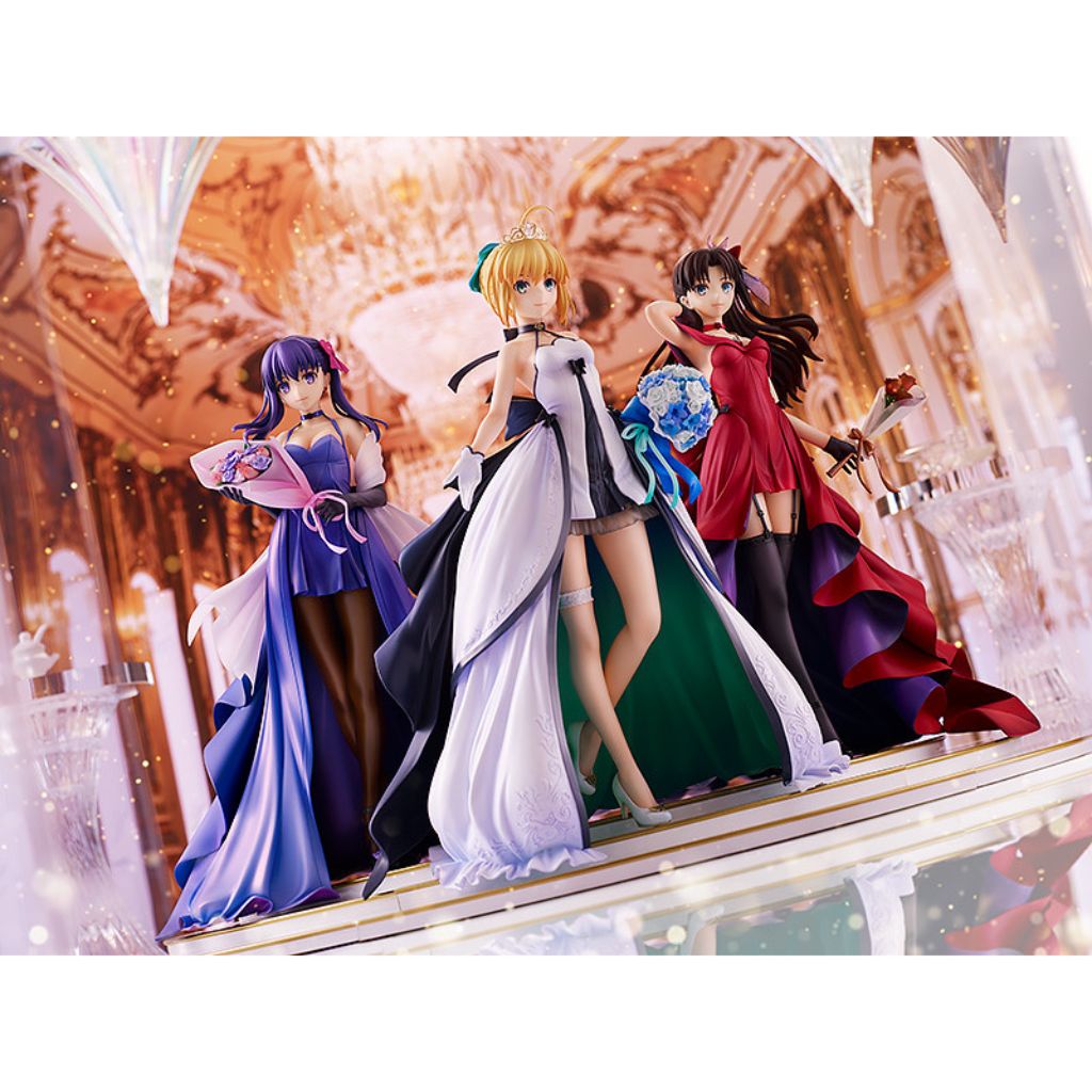 Fate/Stay Night - Saber and Rin Tohsaka and Sakura Matou -15th Celebration Dress Ver. Premium Box