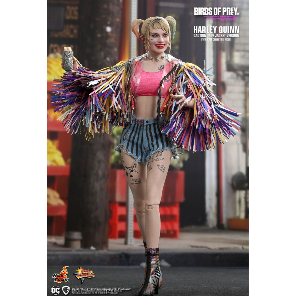 MMS566 - Birds of Prey - 1/6th scale Harley Quinn (Caution Tape Jacket Version)