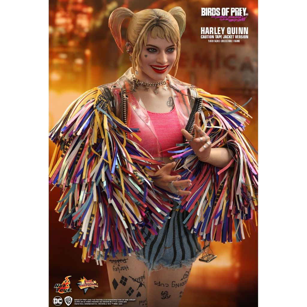 MMS566 - Birds of Prey - 1/6th scale Harley Quinn (Caution Tape Jacket Version)