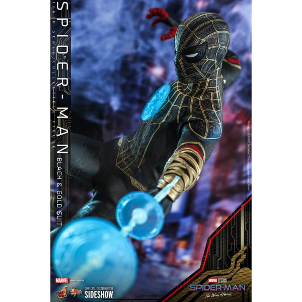 MMS604 - Spider-Man: No Way Home - 1/6th scale Spider-Man (Black & Gold Suit)