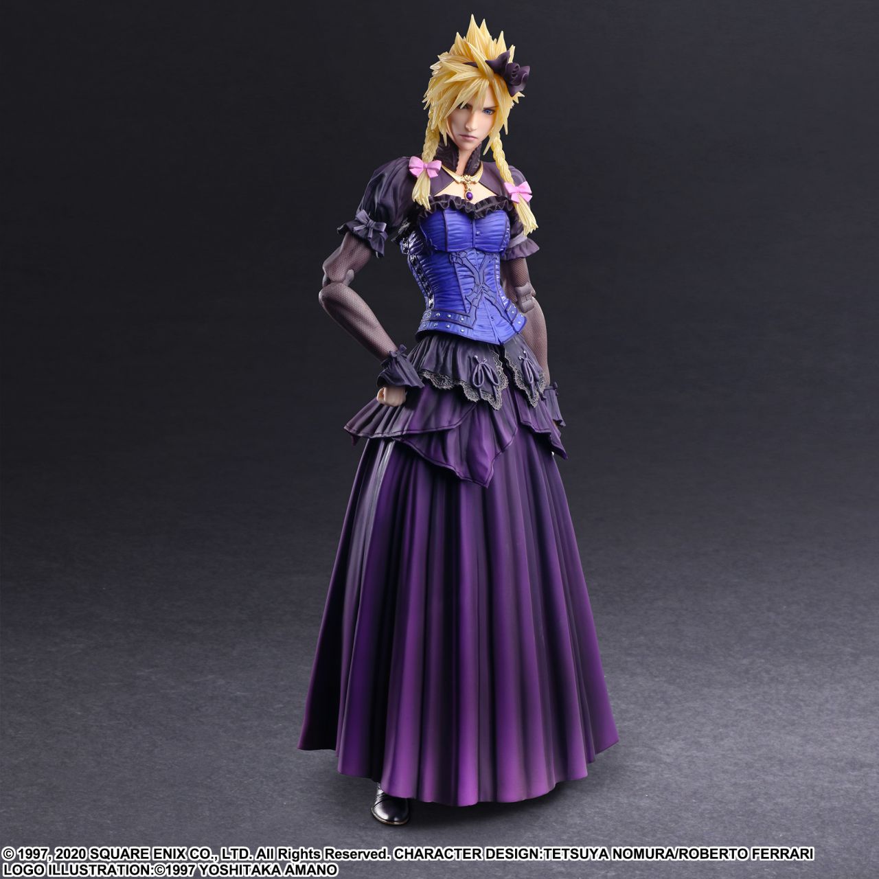 Square Enix Final Fantasy VII Remake Play Arts Kai Action Figure- Cloud Strife Dress Ver.