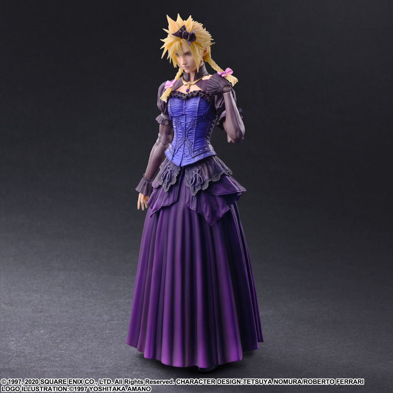 Square Enix Final Fantasy VII Remake Play Arts Kai Action Figure- Cloud Strife Dress Ver.