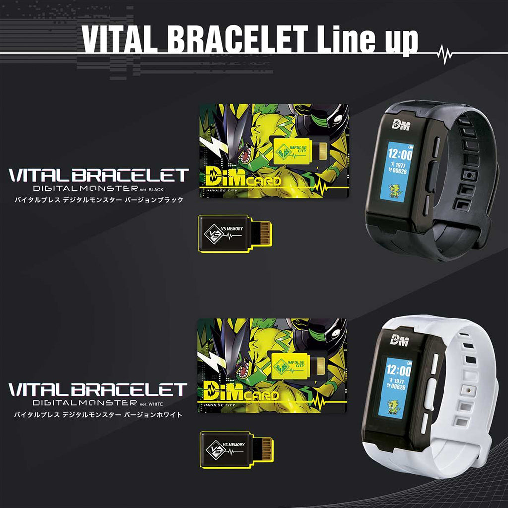 Bandai Vital Bracelet Digital Monster Ver. White