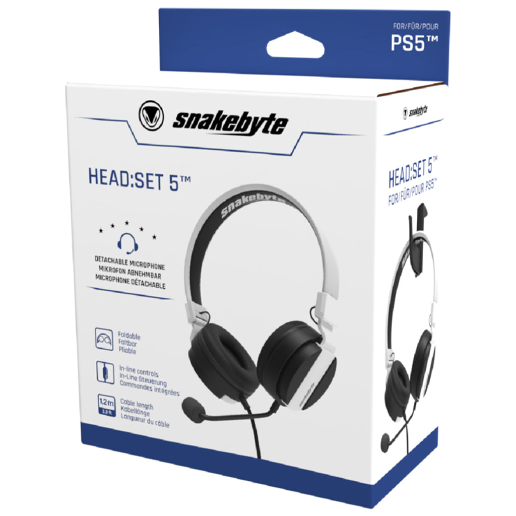 Snakebyte PS5 Wired Stereo Headphone