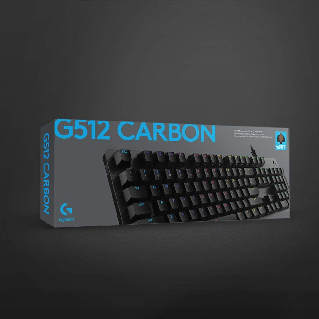 Logitech G512 Carbon RGB Mechanical Gaming Keyboard (Clicky)