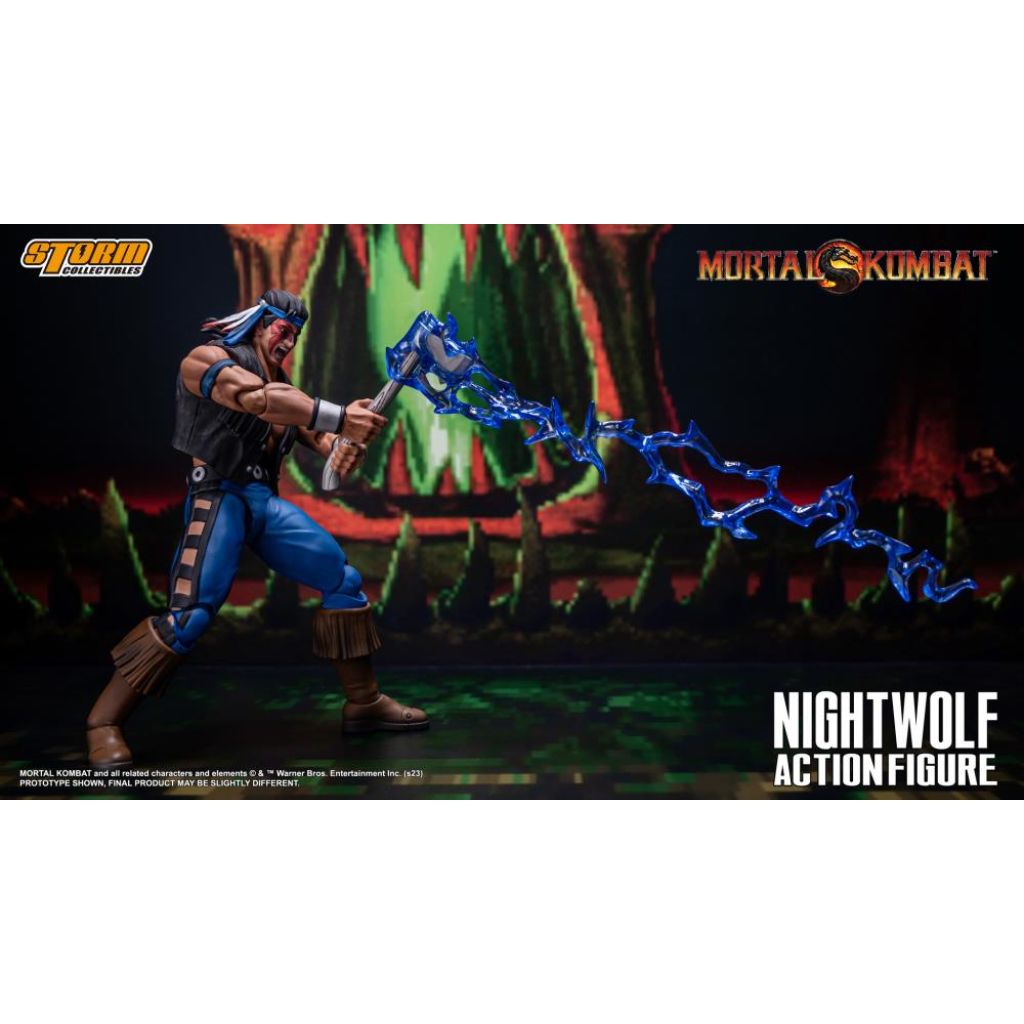 1:12 Scale Action Figure - Mortal Kombat - Nightwolf