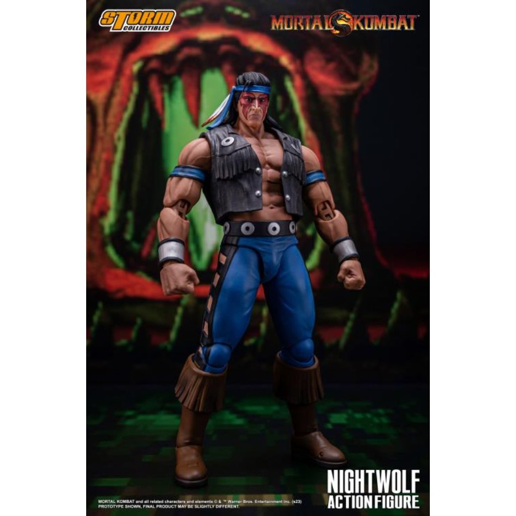 1:12 Scale Action Figure - Mortal Kombat - Nightwolf