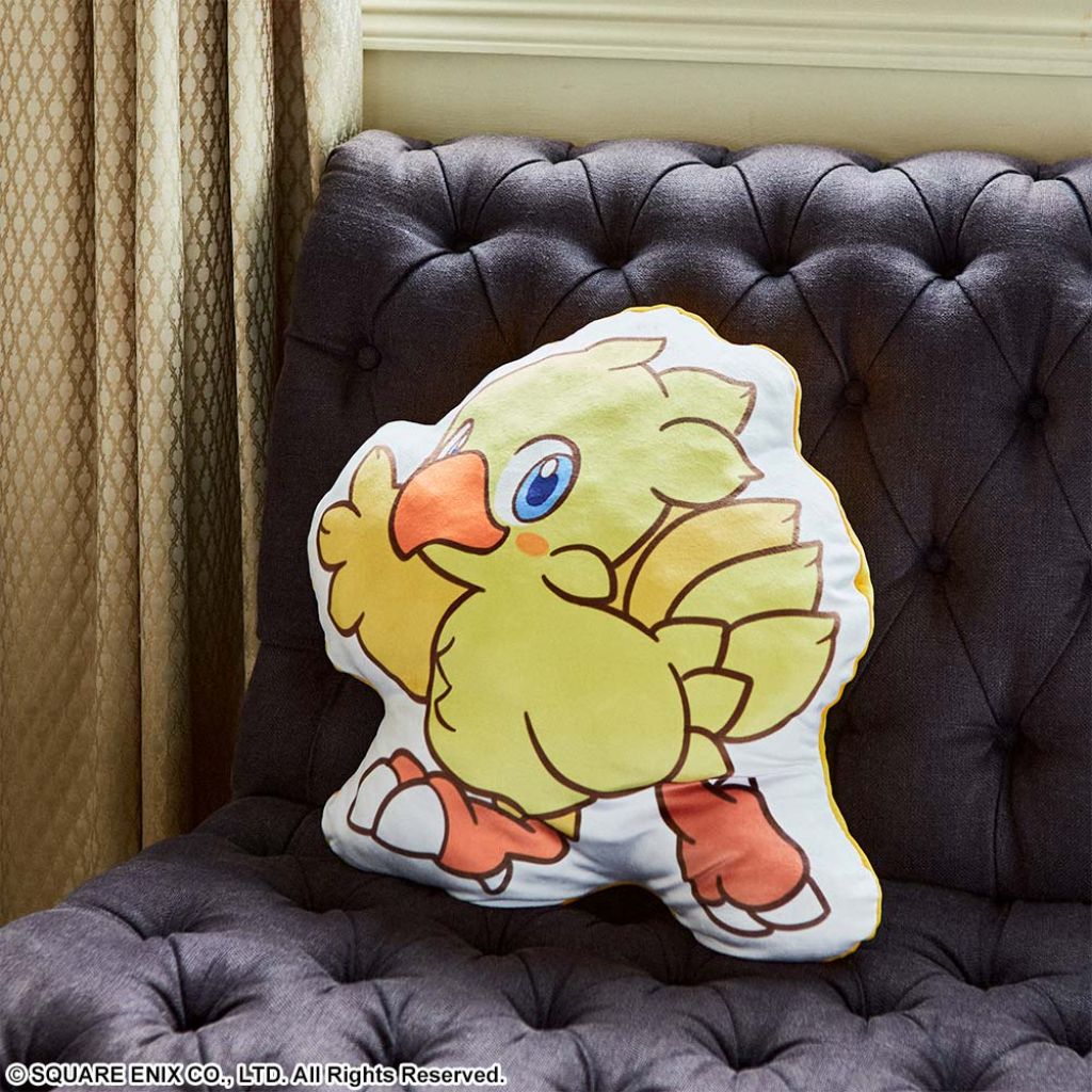 Square Enix Final Fantasy Fluffy Fluffy Die-cut Cushion - Chocobo