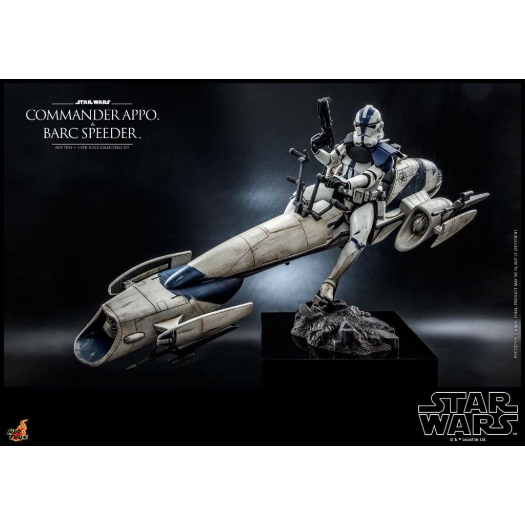 TMS076 Star Wars: The Clone Wars - 1/6 Commander Appo and Barc Speeder Collectible Set