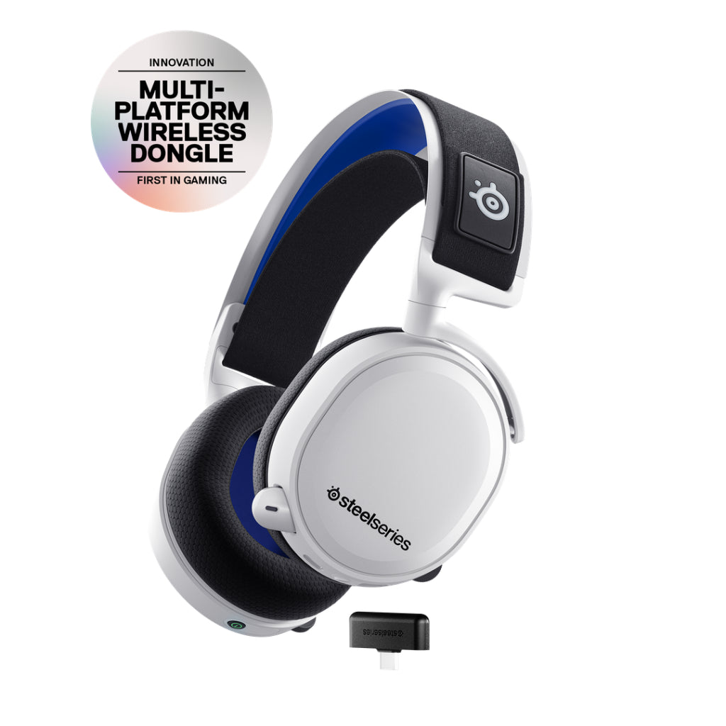 SteelSeries PS4/PS5 Arctis 7P+ White Wireless Headset