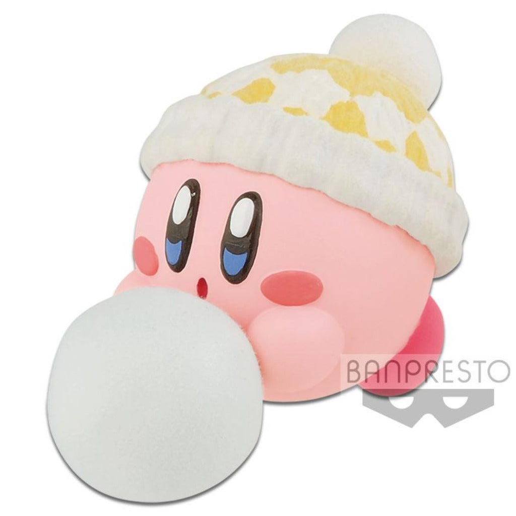 Banpresto Kirby Q Posket Fluffy Puffy Mine Petit - Play In The Snow