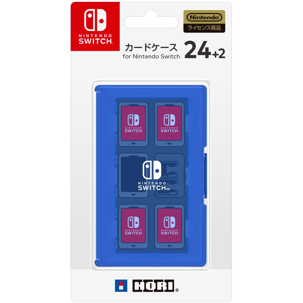 Nintendo Switch HORI Card Case 24+2 Blue (NSW-026)