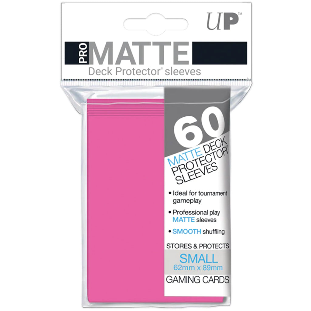 Ultra Pro Matte Bright Pink 60CT (Small Size)