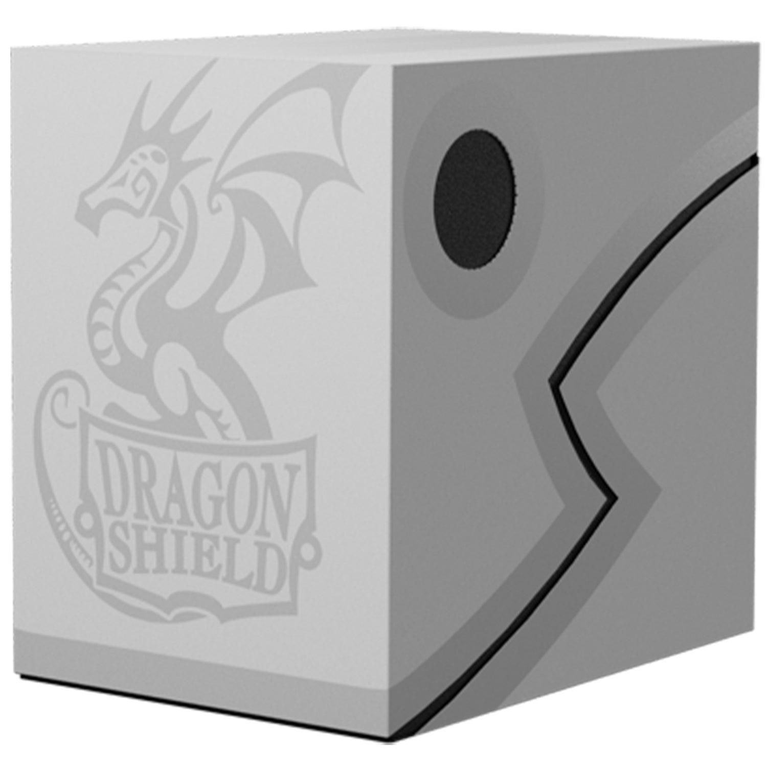 Dragon Shield Double Shell (150+ Cards) - Ashen White