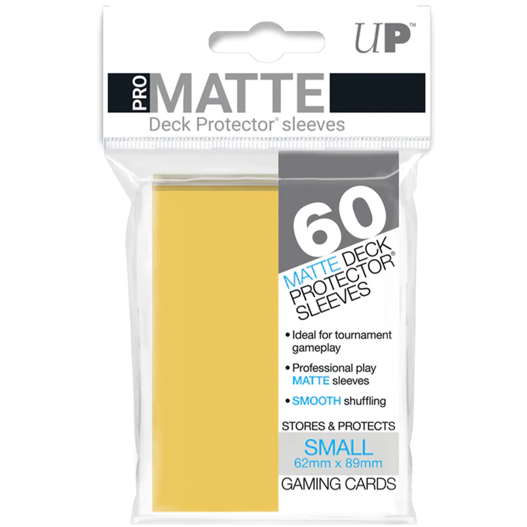 Ultra Pro Matte Bright Yellow 60CT (Small Size)