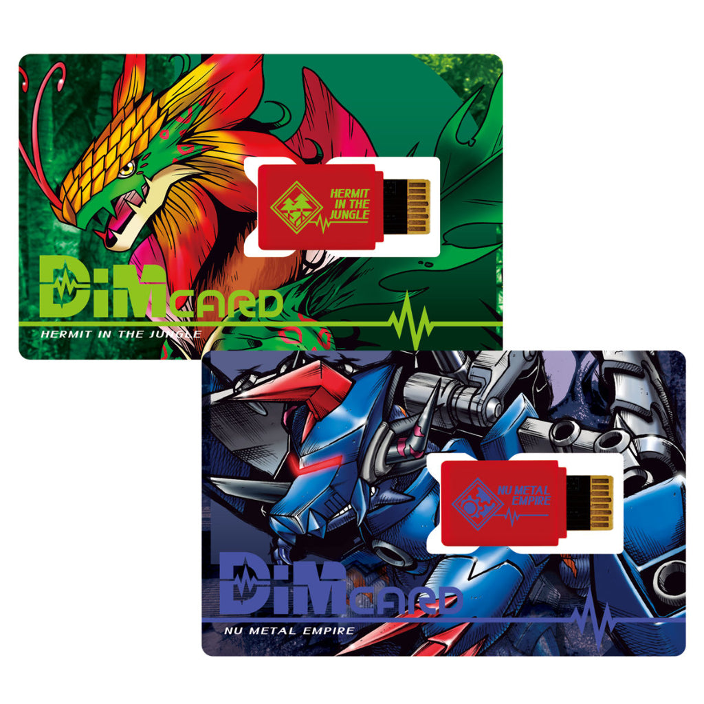Bandai Digimon Dim Card Set Vol. 3 Hermit in the Jungle & Nu Metal Empire
