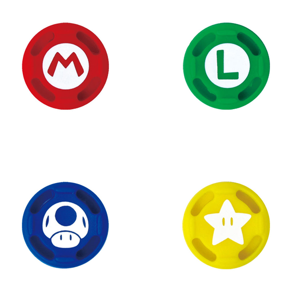 HORI NSW Super Mario Analog Caps Set of 4pcs (NSW-036U)