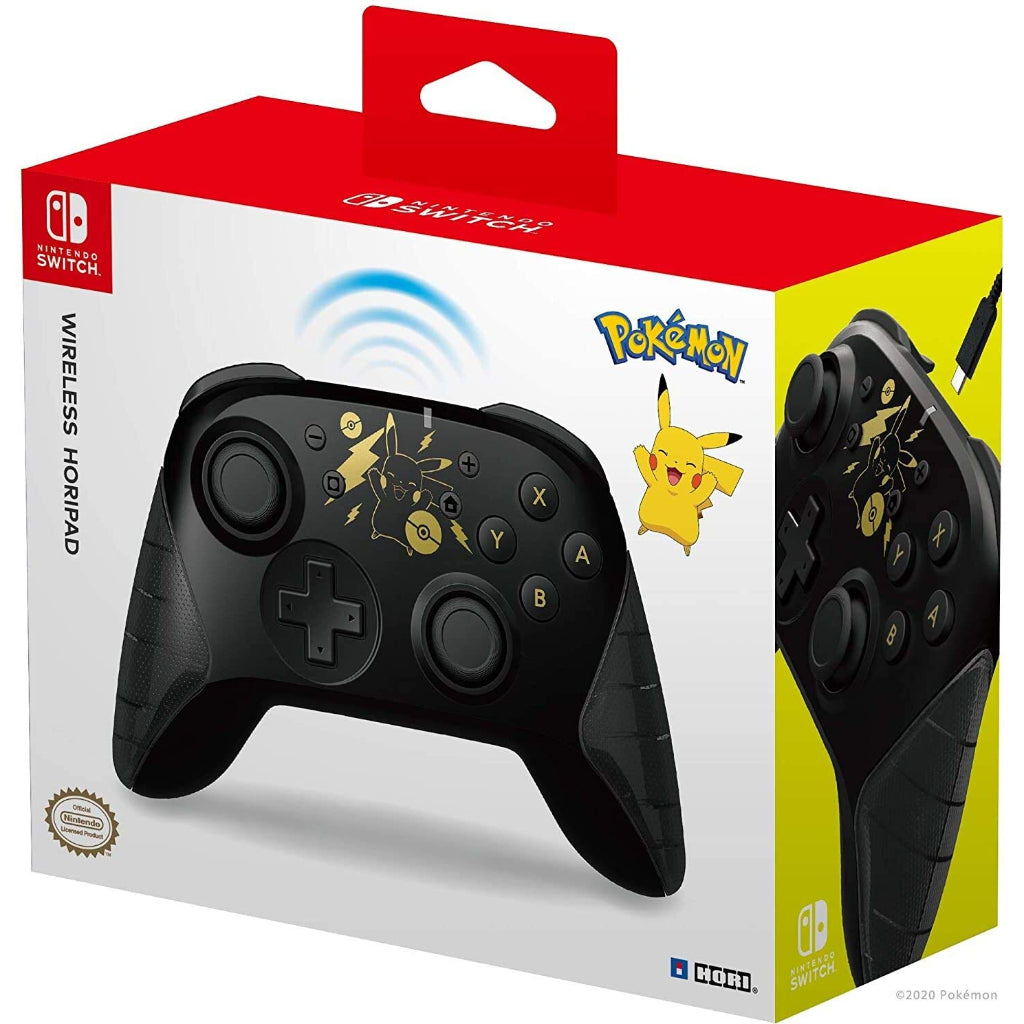 HORI NSW Pad Wireless Controller Pikachu Black-Gold Edition (NSW-293U)