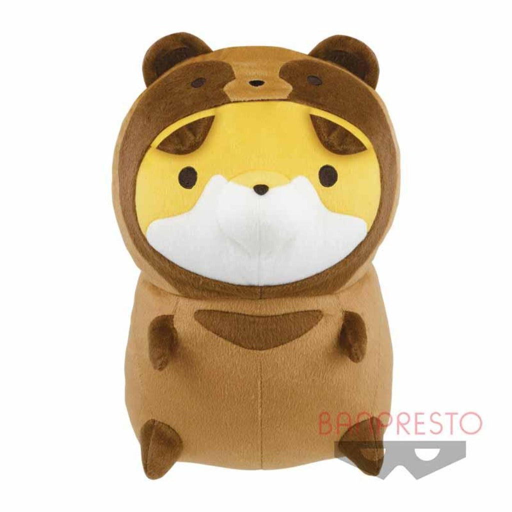 Banpresto Kitsune in Tanuki Costume Super Big Plush - Tanuki & Kitsune