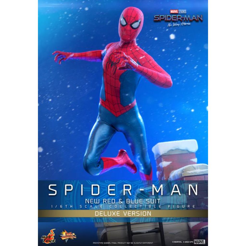 MMS680 Spider-Man: No Way Home - Spider-Man (New Red & Blue Suit) (Deluxe Version)