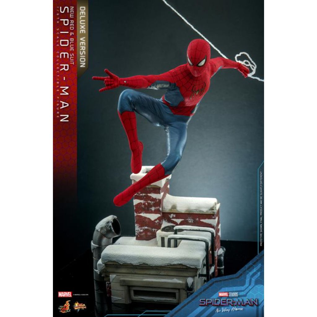 MMS680 Spider-Man: No Way Home - Spider-Man (New Red & Blue Suit) (Deluxe Version)