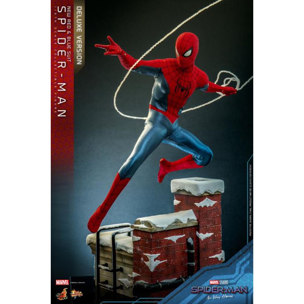 MMS680 Spider-Man: No Way Home - Spider-Man (New Red & Blue Suit) (Deluxe Version)