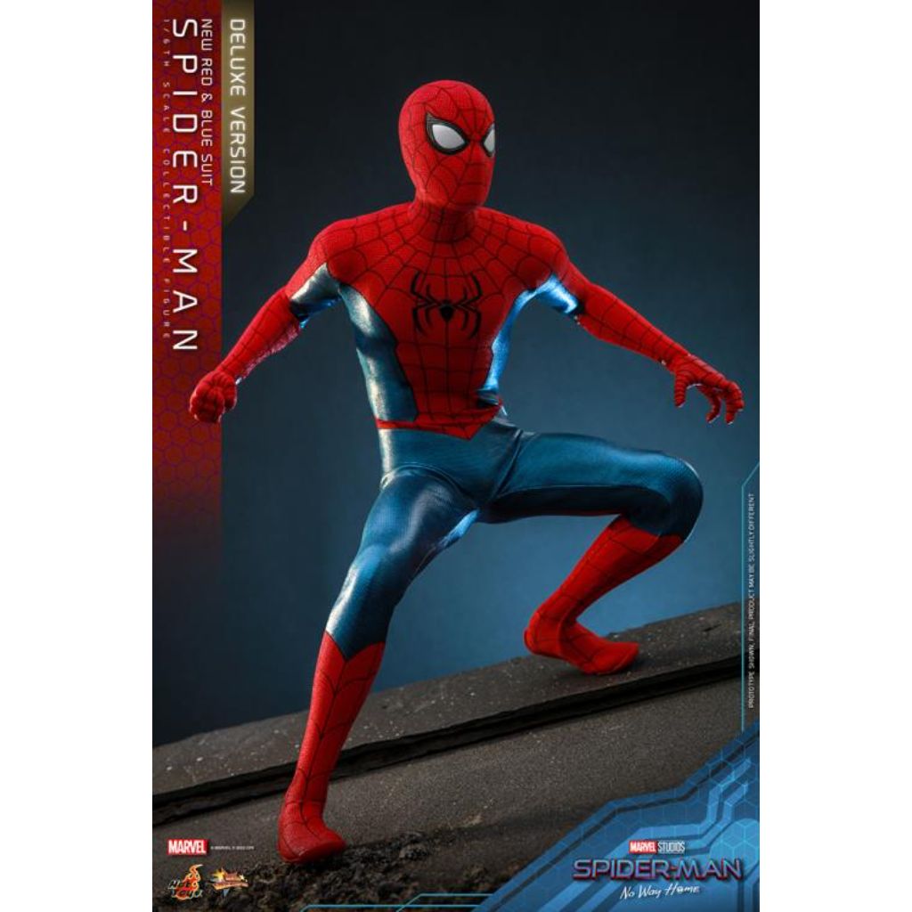 MMS680 Spider-Man: No Way Home - Spider-Man (New Red & Blue Suit) (Deluxe Version)