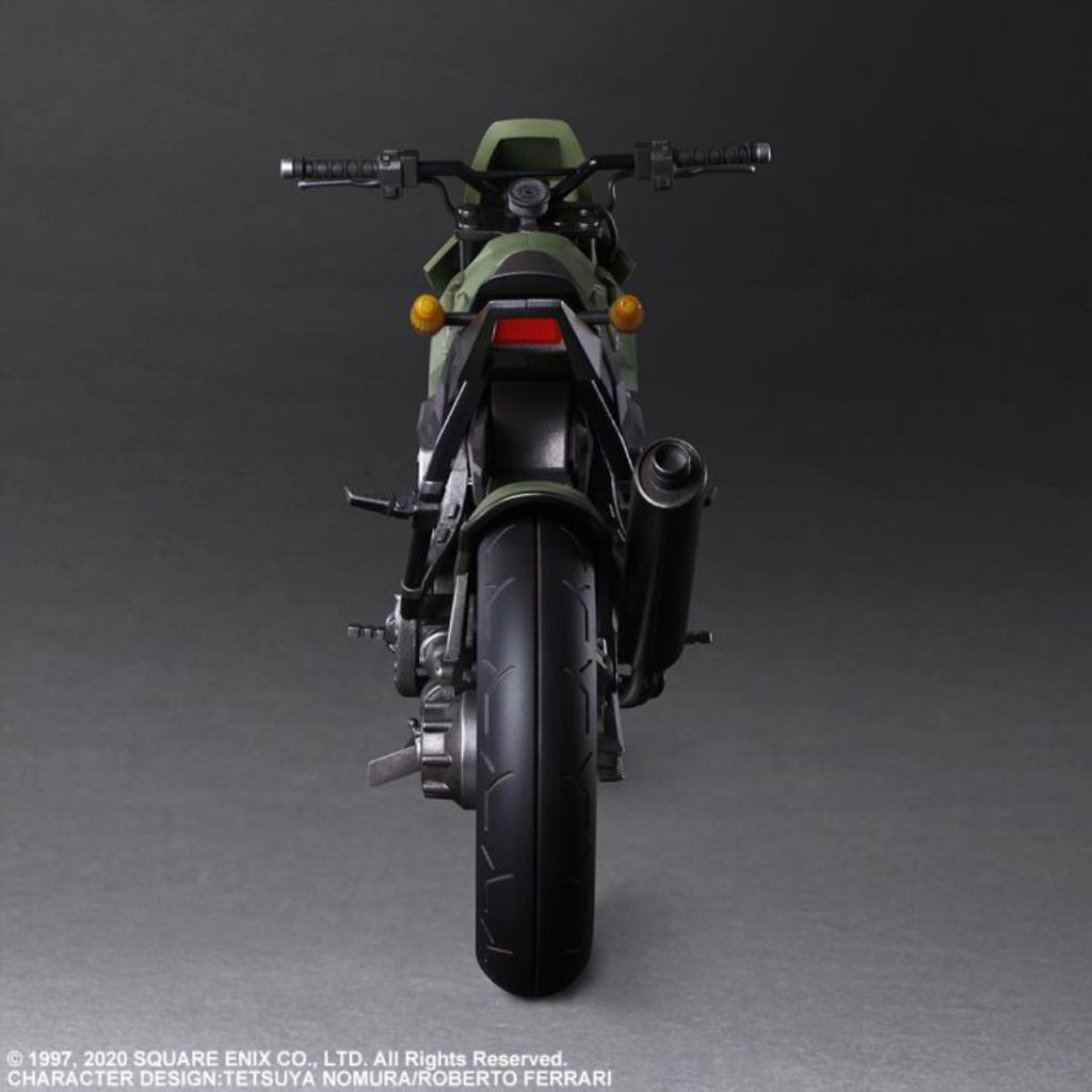 Square Enix Play Arts Kai - Final Fantasy VII Remake Action Figure - Jessie & Motorcycle Set