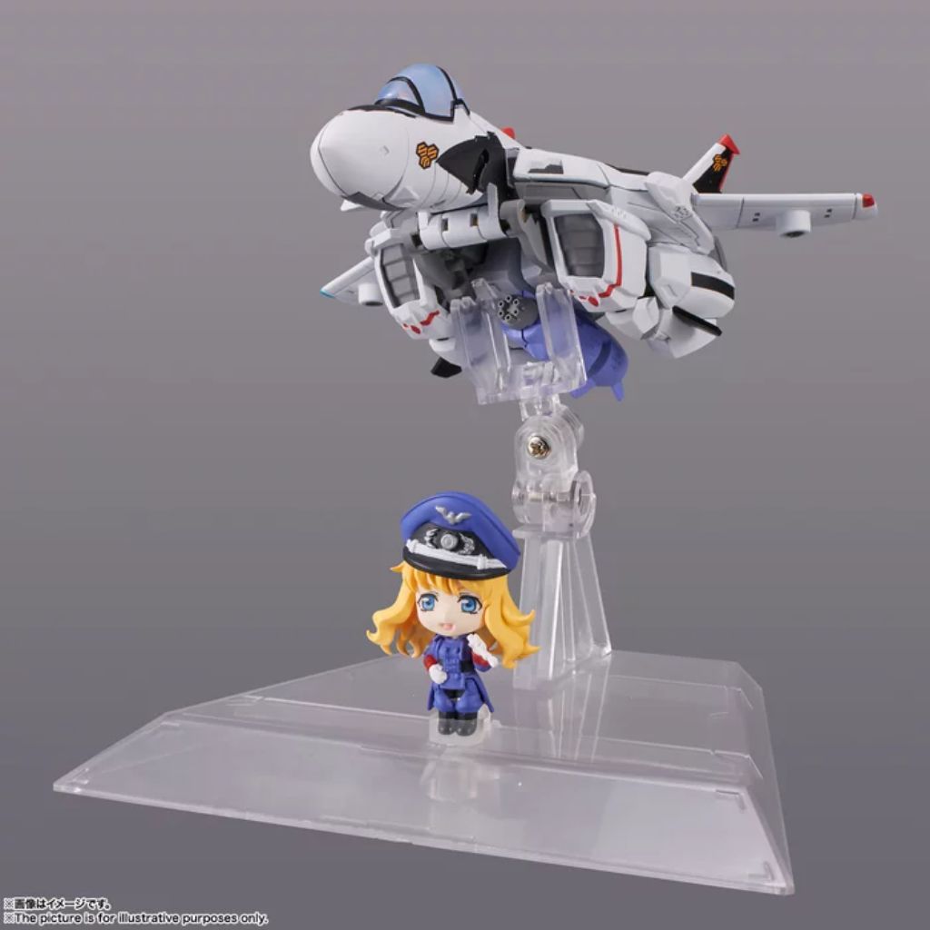 Bandai Tiny Session Vf-25F Messiah Valkyrie (Alto Use) With Sheryl Nome Macross