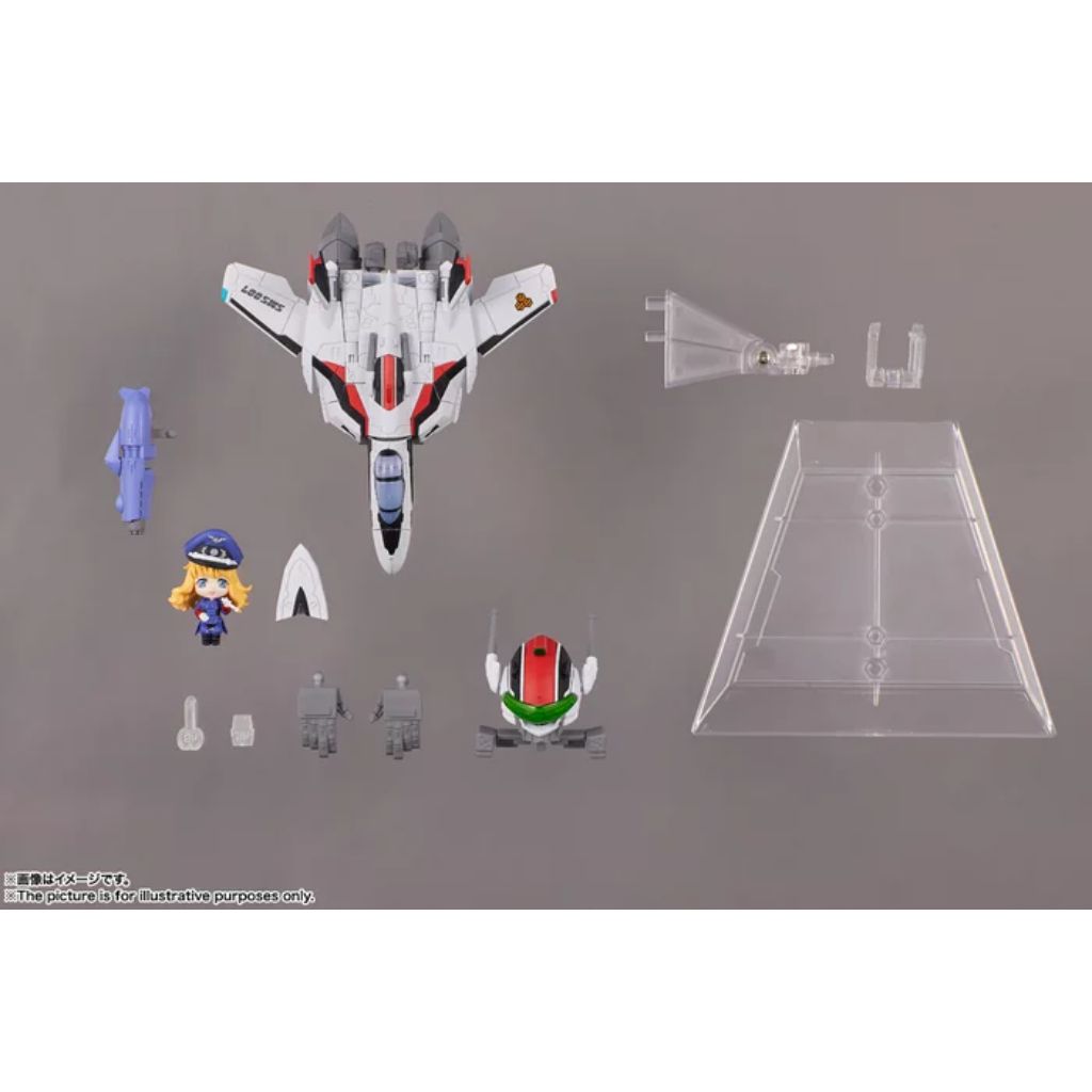 Bandai Tiny Session Vf-25F Messiah Valkyrie (Alto Use) With Sheryl Nome Macross