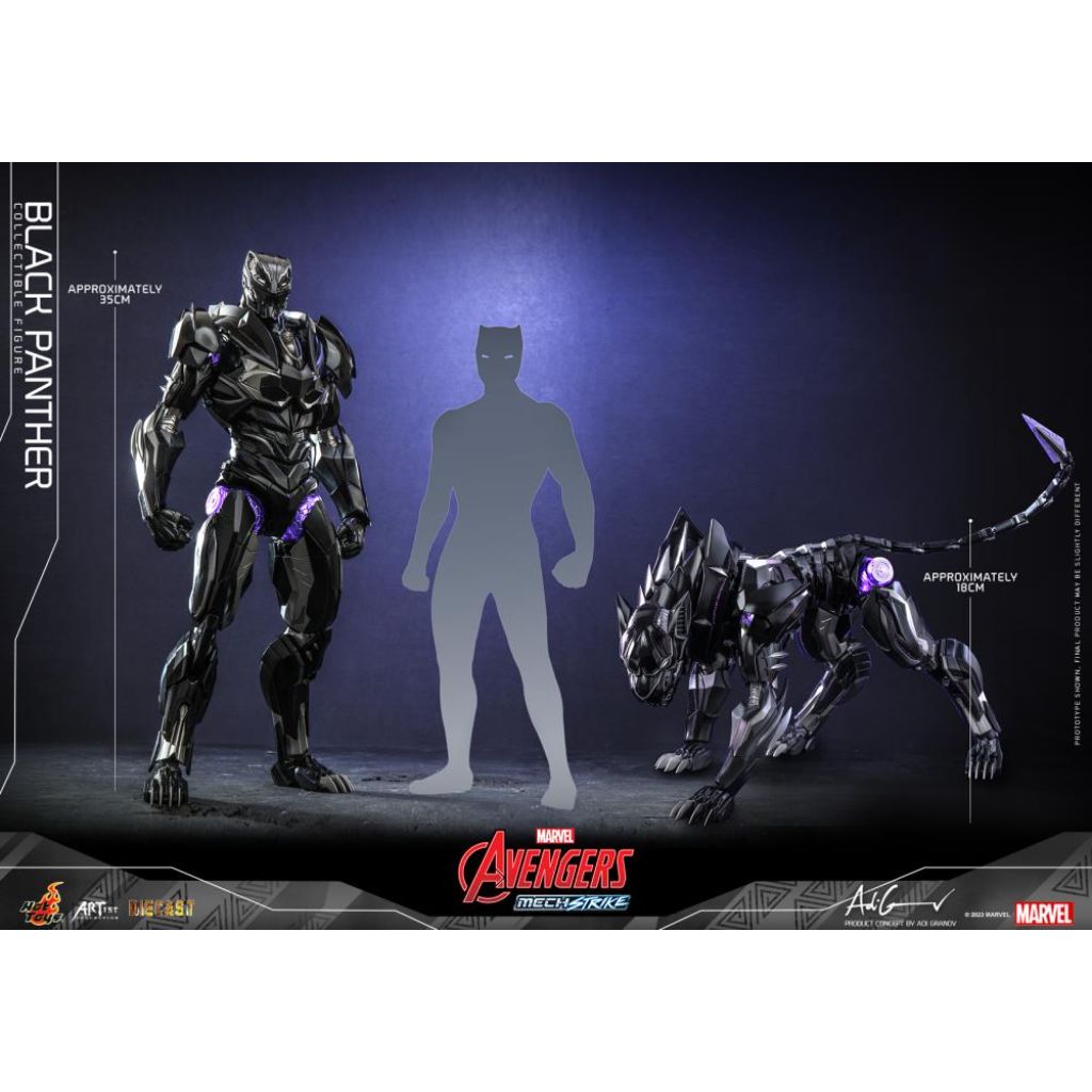 AC05D55 Marvel's Avengers Mech Strike - Black Panther